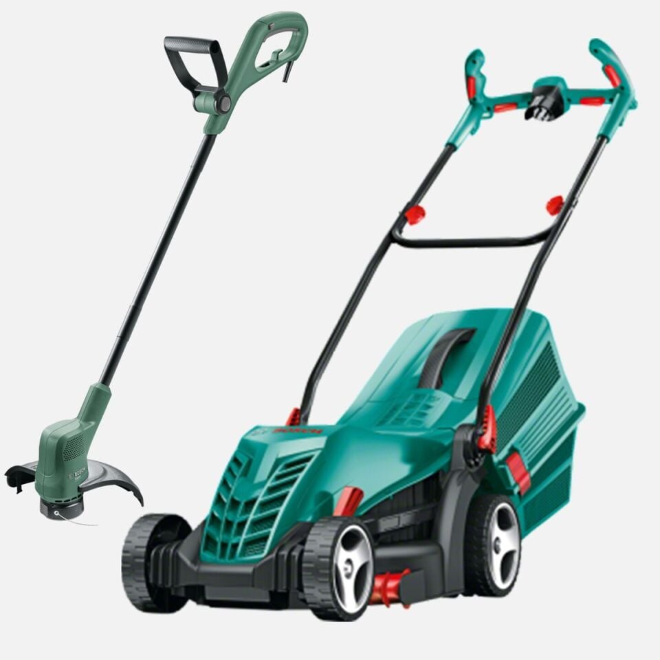 Bosch ARM 37 Çim Biçme Makinası + Easgrasscut 23 Misinalı Kenar Biçme Set