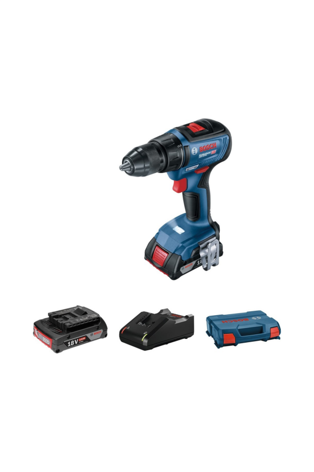 Bosch GSR 18V-50 +2X2 Ah Kömürsüz Delme Vidalama