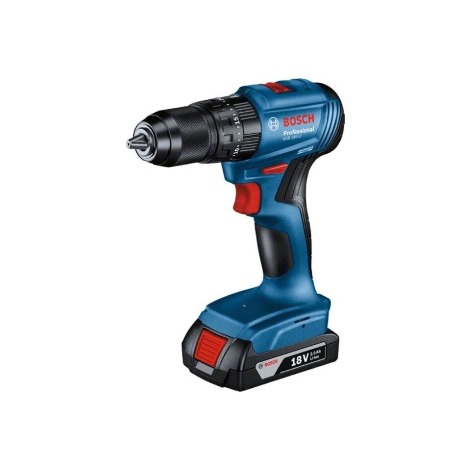 Bosch GWS 180-LI + GSB 185-LI 18V Akülü Vidalama 2X4 Ah Çift Akü Set 06019H9026
