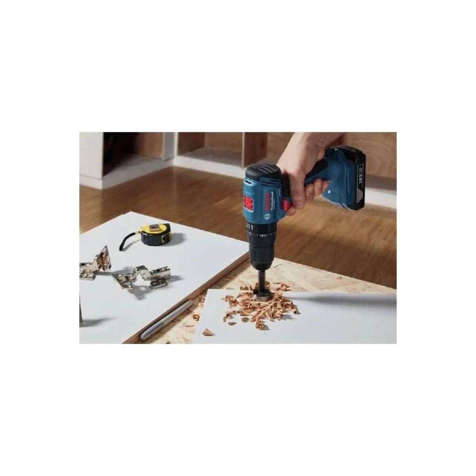 Bosch GWS 180-LI + GSB 185-LI 18V Akülü Vidalama 2X4 Ah Çift Akü Set 06019H9026
