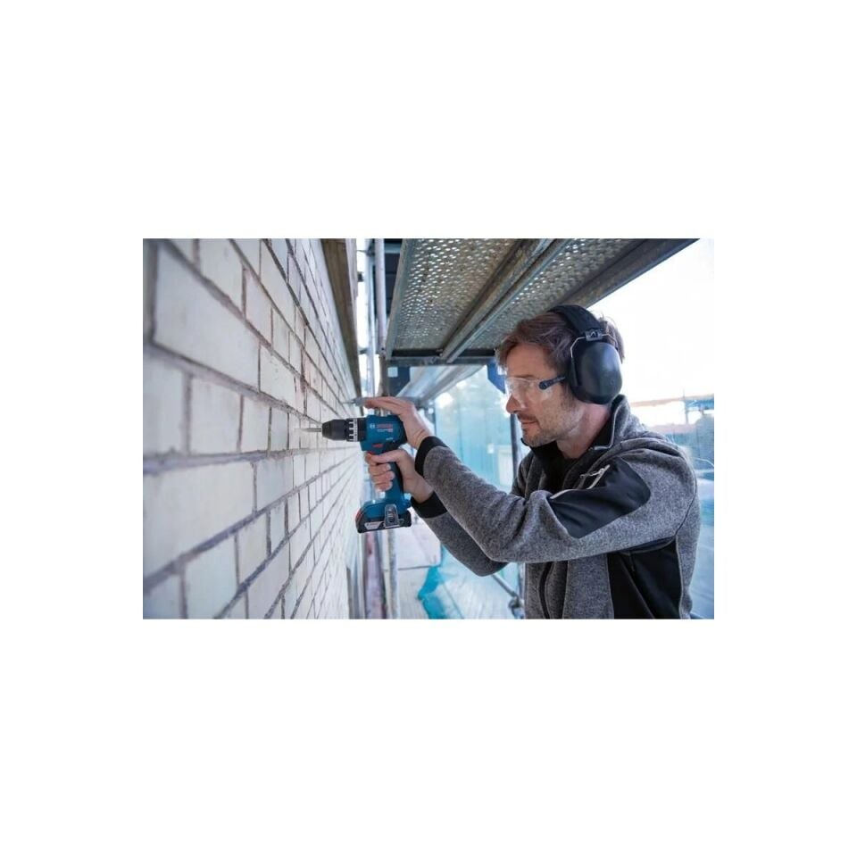 Bosch GSB 18V-45 Akülü Darbeli Matkap+63 Parça