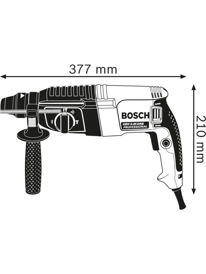 BOSCH GBH 2-26 DRE 800W PROFESYONEL KIRICI-DELİCİ MATKAP 0611253703