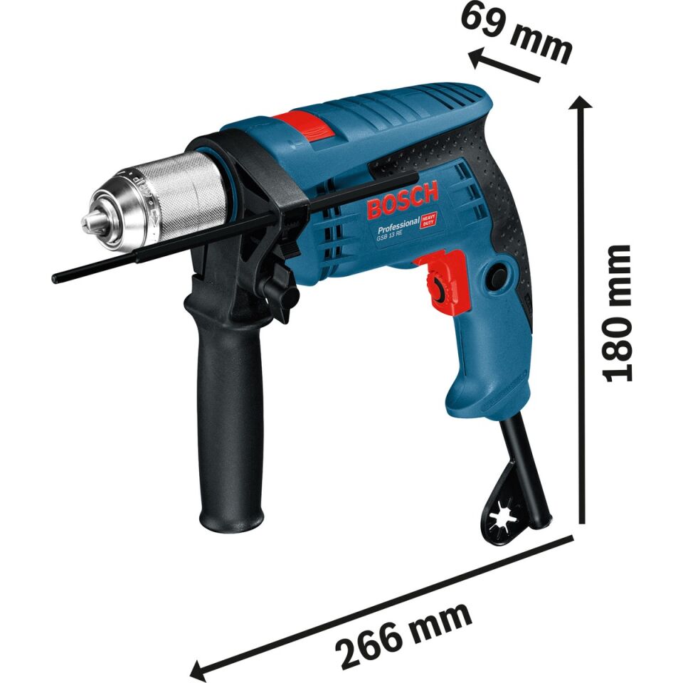 Bosch GSB 13 RE 600 Watt Profesyonel Darbeli Matkap 0601217100