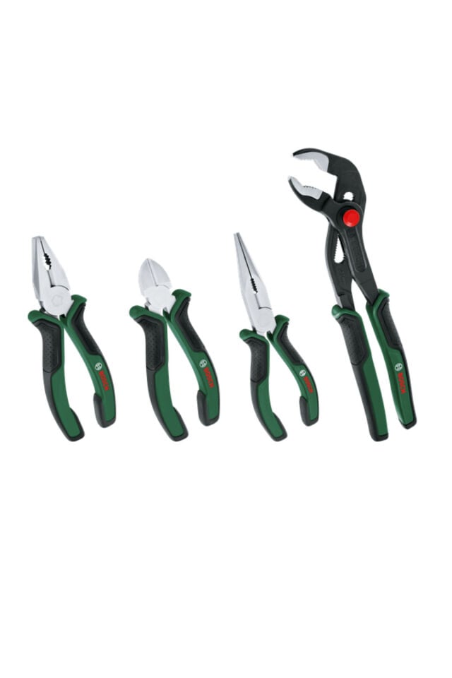 Bosch 4'lü Pense Yan Keski Kargaburun Boru Anahtarı Seti 1600A02W7K