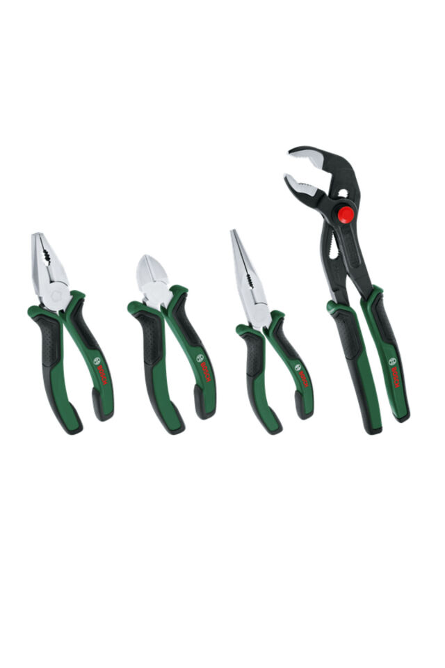 Bosch 4'lü Pense Yan Keski Kargaburun Boru Anahtarı Seti 1600A02W7K