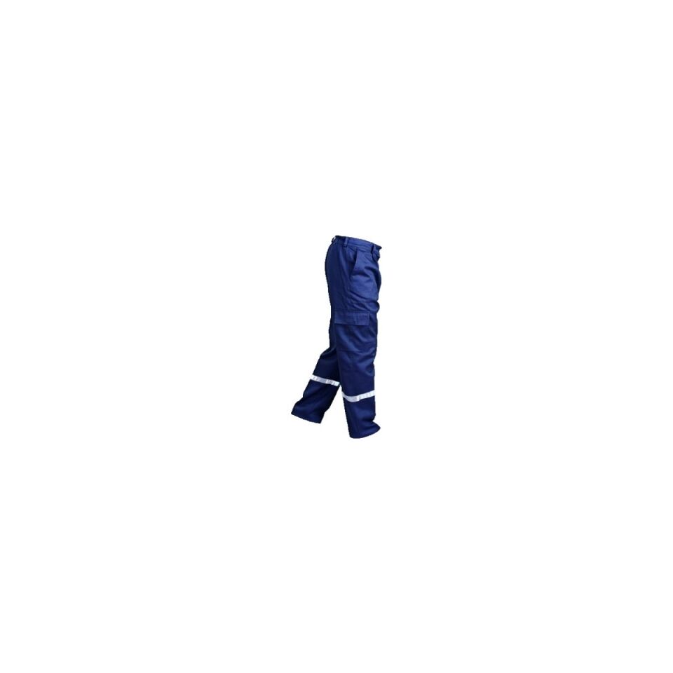Ssm 0201 16x12 Gabardin Reflektörlü Kargo Cepli İş Pantolonu